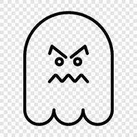 hauntings, ghost hunting, ghost stories, paranormal icon svg