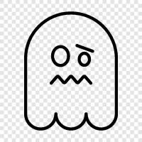 hauntings, haunted, paranormal, ghost stories icon svg