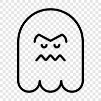 hauntings, apparitions, ghost stories, haunted places icon svg