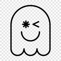 hauntings, hauntings in america, hauntings in the uk, Ghost icon svg