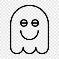 hauntings, paranormal activity, ghosts, spooky icon svg