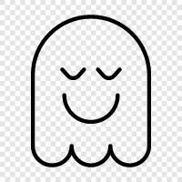 hauntings, ghosts, paranormal, spooky icon svg