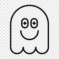 hauntings, ghost stories, ghost movies, ghost sightings icon svg