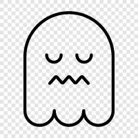 hauntings, ghost stories, spooky, eerie icon svg