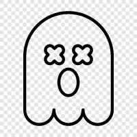 hauntings, hauntings in the home, ghost stories, ghost sightings icon svg