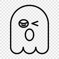 hauntings, ghost stories, ghost hunting, ghosts icon svg