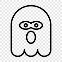 hauntings, ghost stories, ghost pictures, ghost videos icon svg