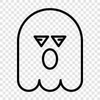 hauntings, paranormal, ghost stories, ghosts icon svg