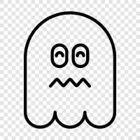 hauntings, ghost stories, paranormal activity, hauntings in history icon svg