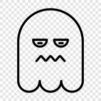 hauntings, ghost stories, ghost sightings, haunted houses icon svg