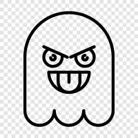 hauntings, ghost stories, ghost pictures, ghost videos icon svg