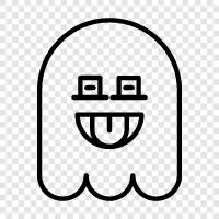 hauntings, hauntings in the media, ghost stories, ghost sightings icon svg