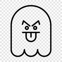 hauntings, spooky, creepy, ghost stories icon svg