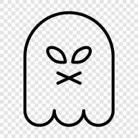 hauntings, ghost stories, ghostly, specters icon svg