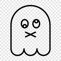 hauntings, hauntings in the home, spiritual hauntings, Ghost icon svg