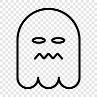 hauntings, phantoms, apparitions, hauntings in the home icon svg