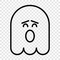 hauntings, hauntings in the home, haunted house, ghosts in the icon svg