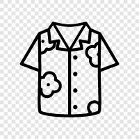 hawaiian shirt, hawaii shirt, haw icon svg