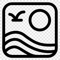 Hawaiian Wave, Travel Wave, Oahu Wave, Sea Wave icon svg