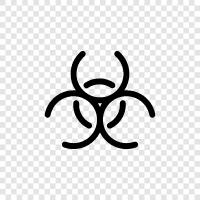 hazardous, poisonous, carcinogenic, virulent icon svg