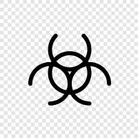 Hazmat, Biohazardous, Chemical, Hazardous Materials icon svg