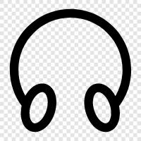 headphone, earbuds, inear monitors, earphones icon svg