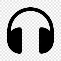 headphone, earphones, audio, sound icon svg