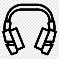 headphone, audio, music, speaker icon svg