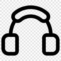 headphone, earphones, music, audio icon svg