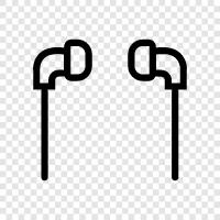 headphone, earphones, music, audio icon svg