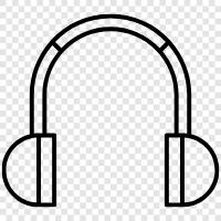 headphone, audio, sound, music icon svg