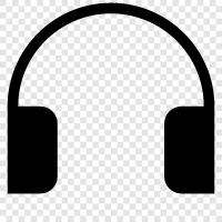 Headphone, Earphones, Speakers, Audio icon svg