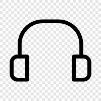 headphone, headphones, music, audio icon svg