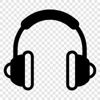 headphone, audio, earphones, headsets icon svg