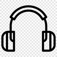 headphones, earbuds, inear monitors, overear monitors icon svg