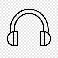 headphones, noise cancelling, cordless, stereo icon svg