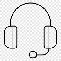 headphones, earbuds, audio, sound icon svg