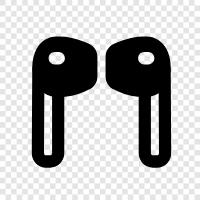 headphones, bluetooth, wireless, audio icon svg