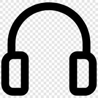 Headphones, Noise Cancelling, Wireless, Stereo icon svg