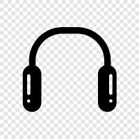 headphones, earphones, audio equipment, audio icon svg