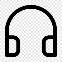 headphones, audio, music, sound icon svg