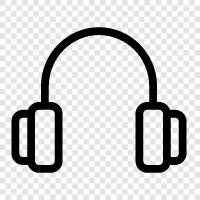 headphones, earbuds, inear headphones, noise cancelling headphones icon svg