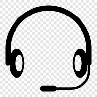 headset, headsets, audio, audio equipment icon svg