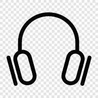 headsets, earbuds, audio, audio equipment icon svg