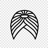 Kopfbedeckung, Muslim, Frauen, turban symbol