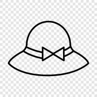 headwear, beanie, baseball cap, fedora icon svg