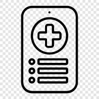 Health app, Medical software, Health software, Medical app for iPhone icon svg