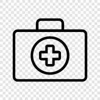 health box, health care box, health products, health supplements icon svg