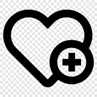 Gesundheitswesen, Krankenversicherung, Gesundheitsnachrichten, Gesundheitsstatistiken symbol