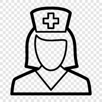 health care, medical, registered nurse, nursing icon svg